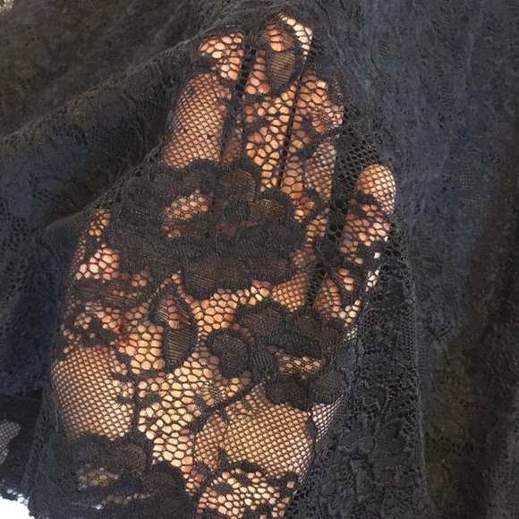 Free People black, lace dress. - Picture 4 of 5